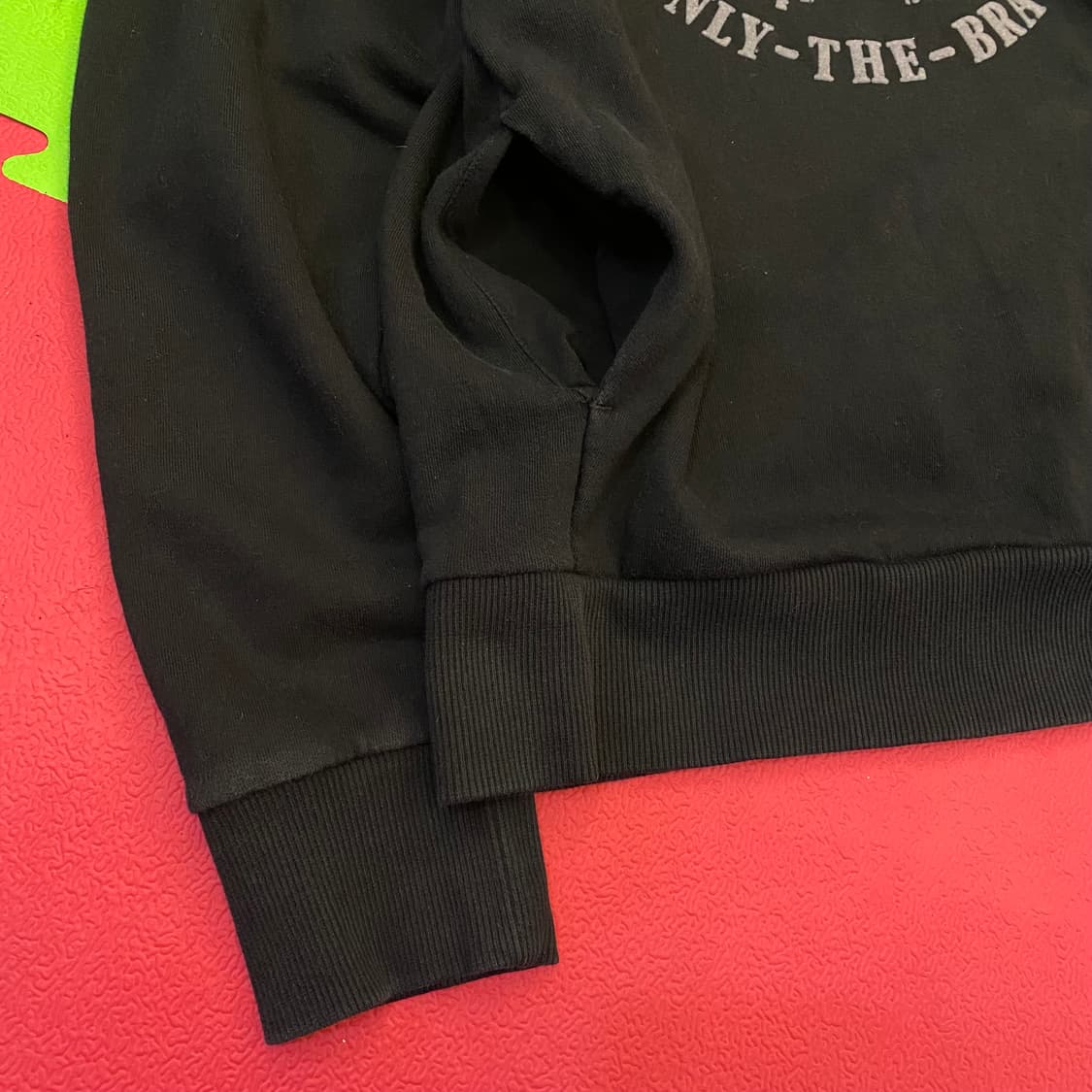 DIESEL 디젤 벨벳 프린팅 후드 티셔츠 상품이미지4