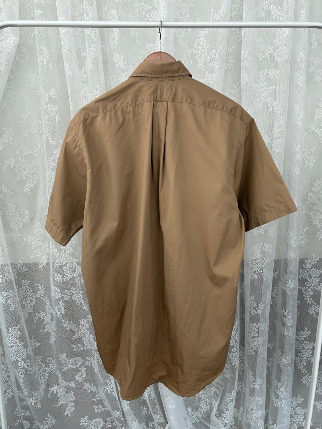 M) 폴로 랄프로렌 오버핏 반팔 셔츠 베이지 상품이미지2