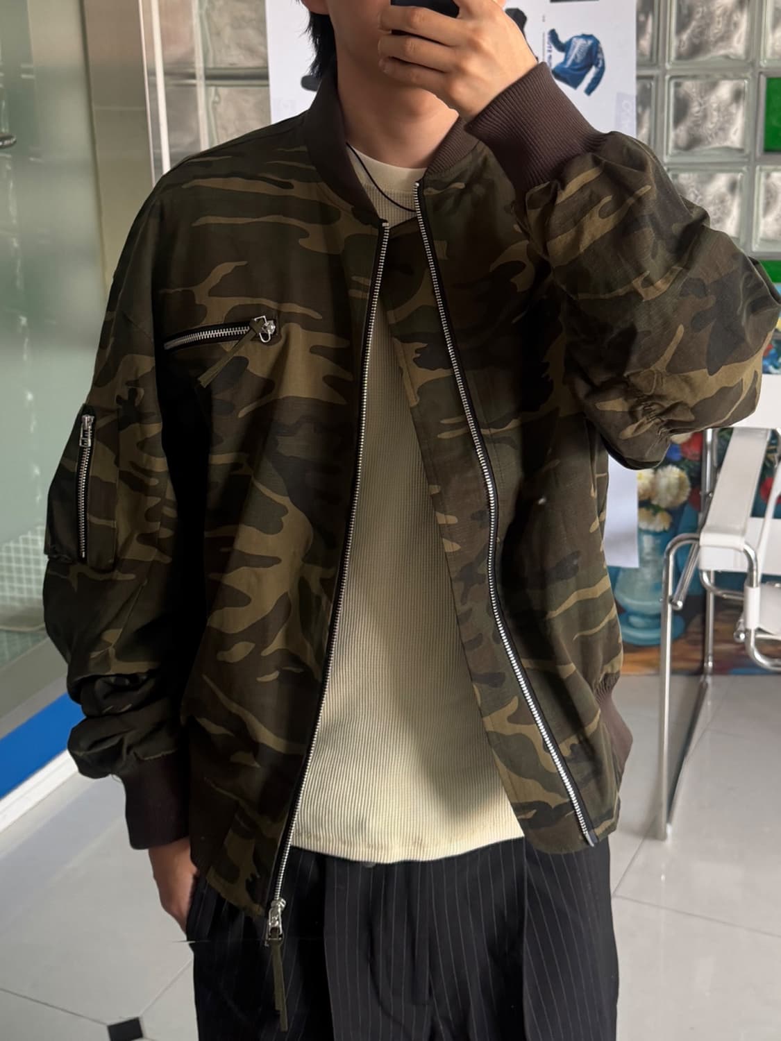 camo jumper 카모 점퍼 상품이미지1