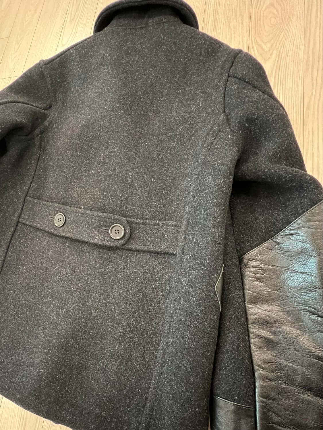 리얼멕코이 울 레일로드코트 38 상품이미지3