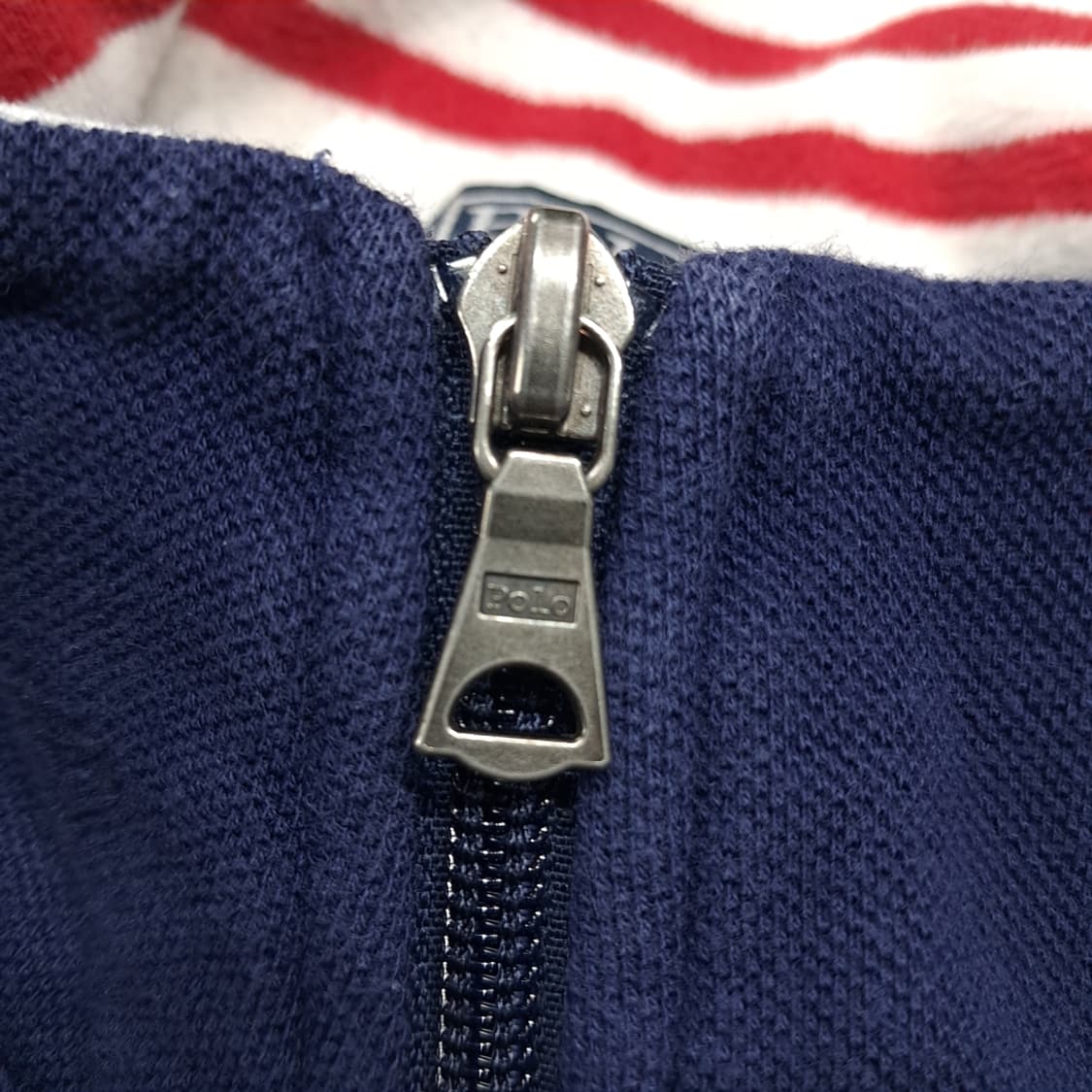 CL997 2XL 폴로 90s 홍콩판 코튼 네이비 집업자켓 상품이미지4