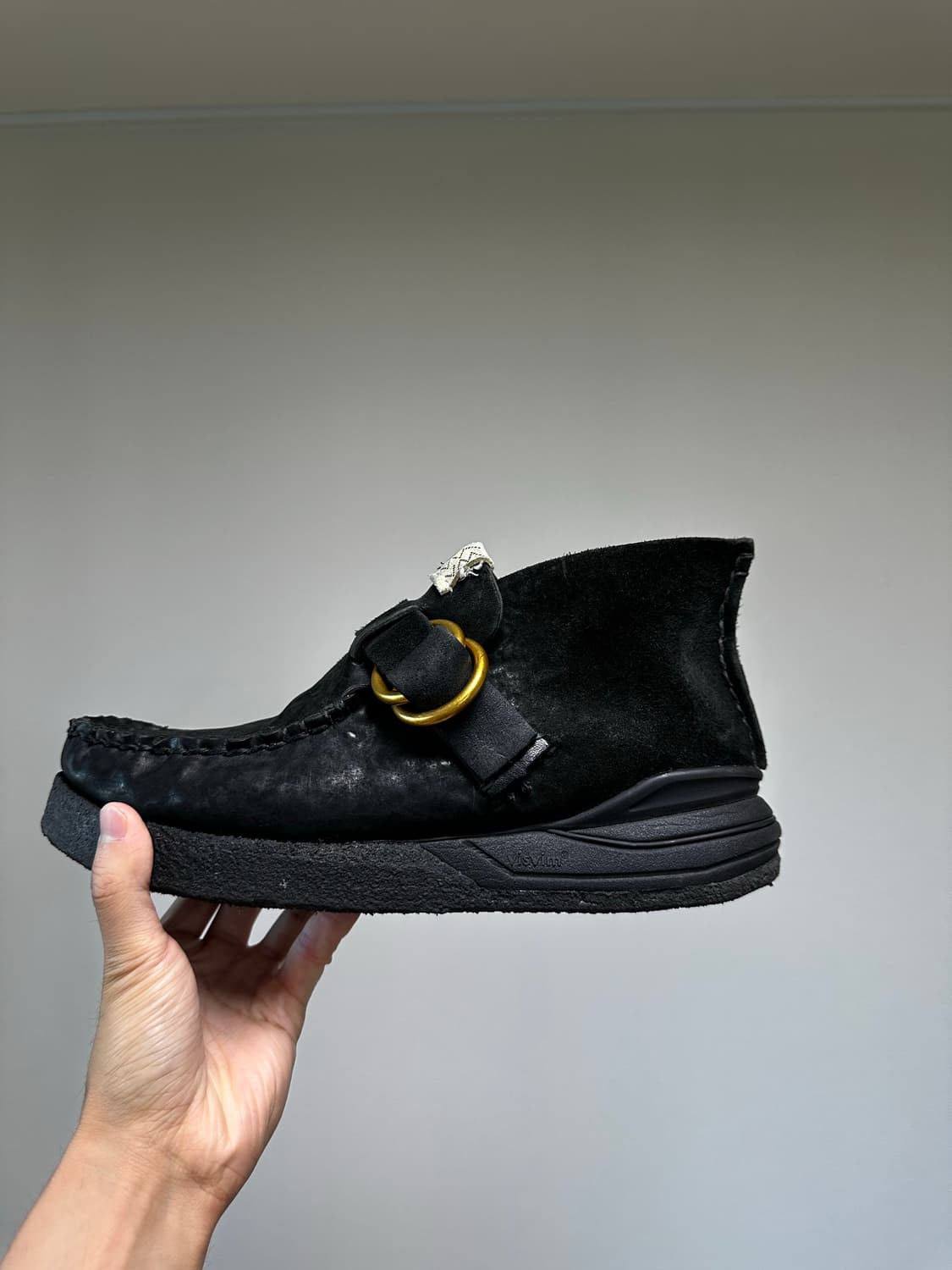 [10] Visvim Magoon Ring Moc Folk Black 상품이미지4