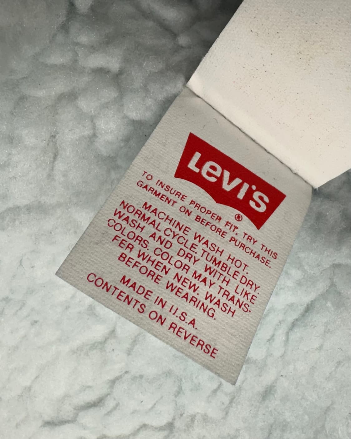 (40)90'S 리바이스 USA 쉐르파자켓-M1186 상품이미지6