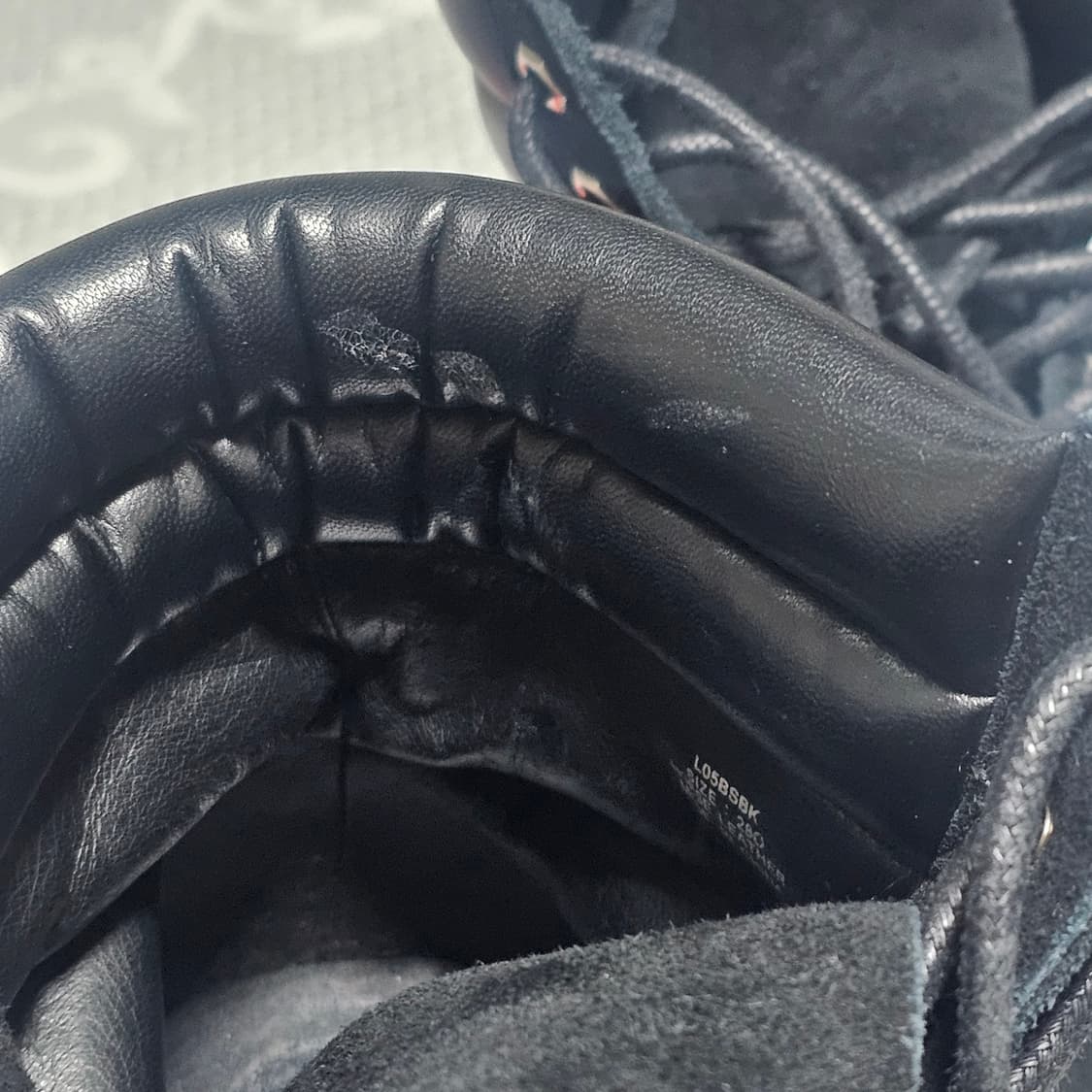 야세 1990 코만도솔 스웨이드 부츠 블랙 280 상품이미지3