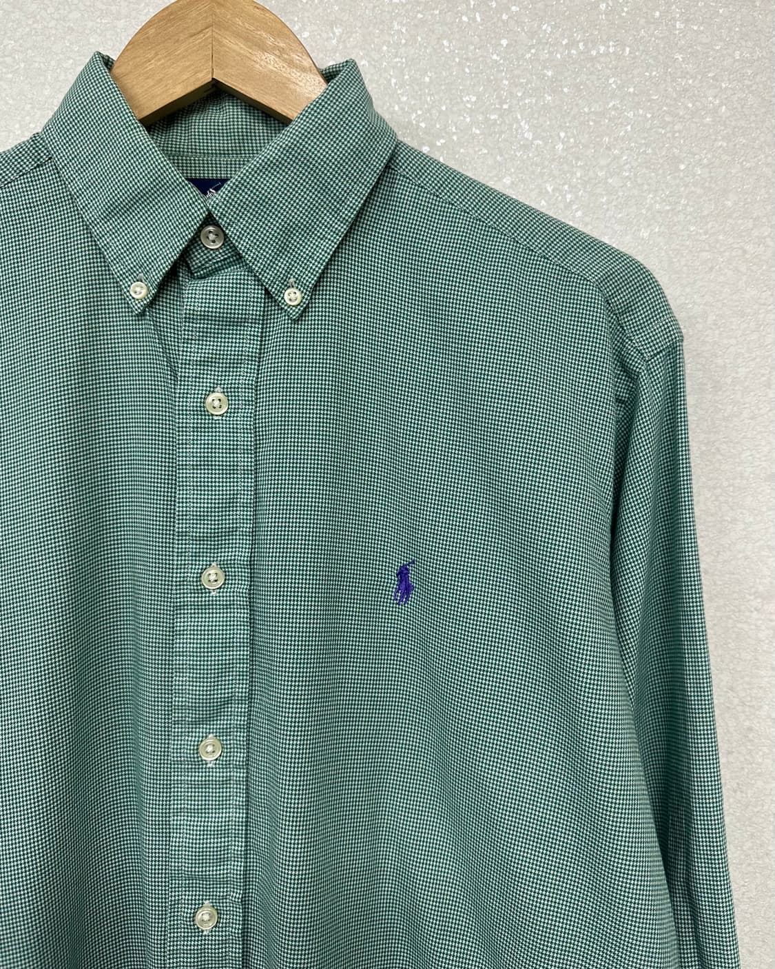 (L)90'S 폴로 체크 셔츠-M2158 상품이미지2