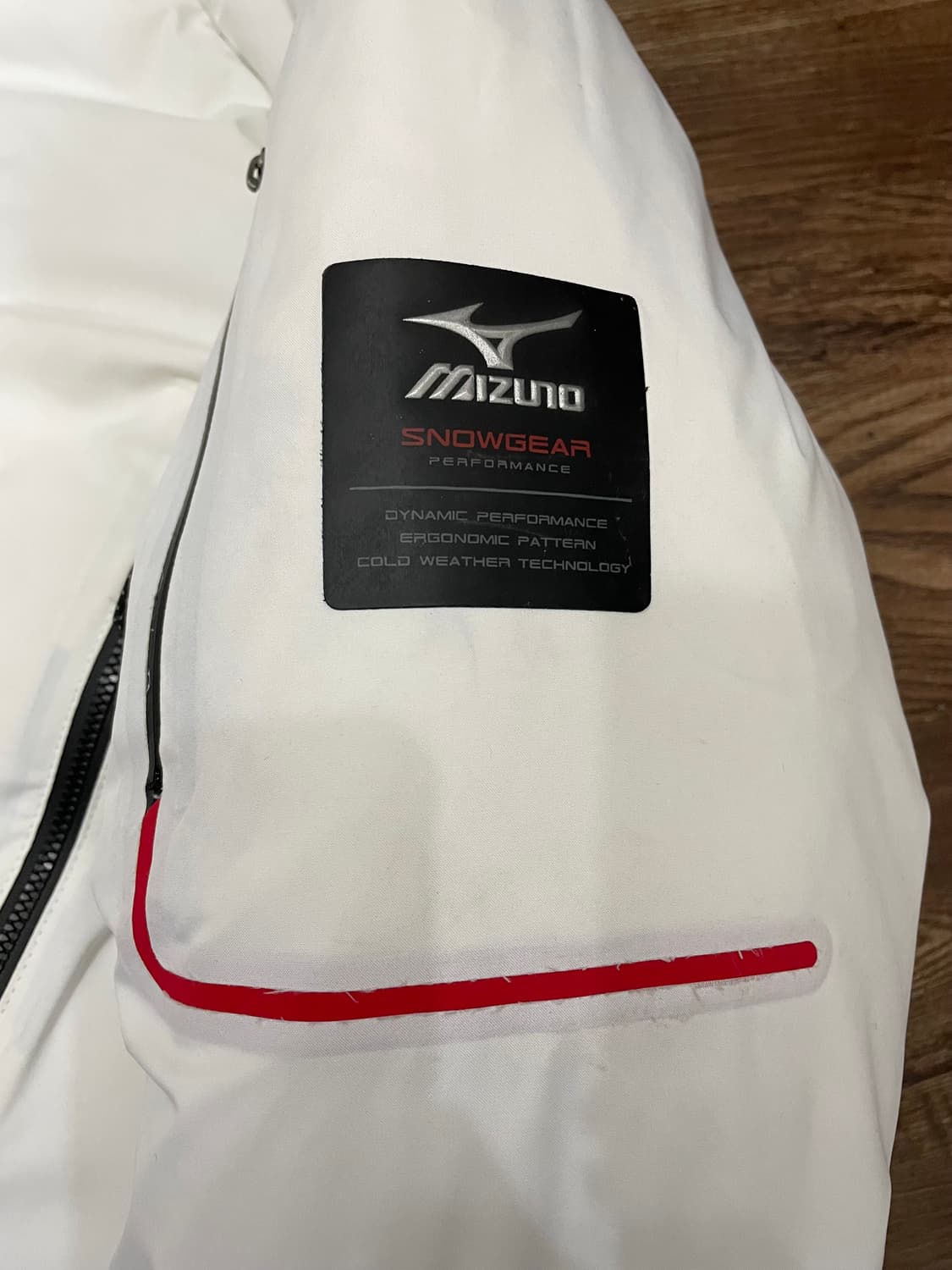 미즈노 MIZUNO 스노우기어 다운 패딩 자켓 화이트 상품이미지6