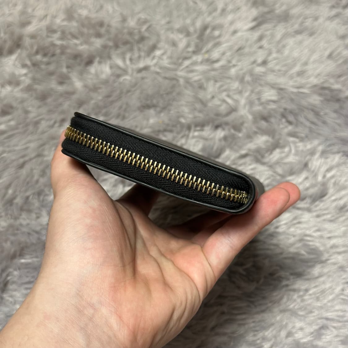 [정품 OS] 셀린느 트리옹프 캔버스 라지 지퍼돌이 장지갑 상품이미지6