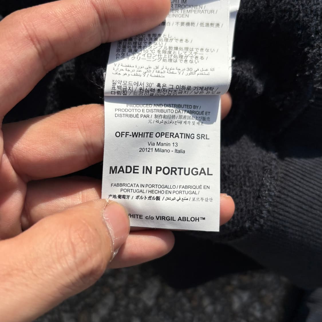 Off White 다이애그널 인더스트리얼 스웻셔츠 상품이미지9