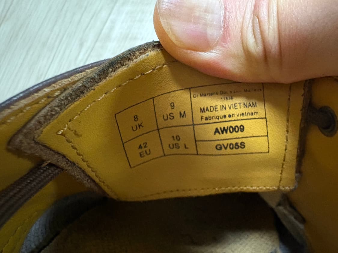 닥터마틴 1461 3홀 크레이지홀스 270 상품이미지7