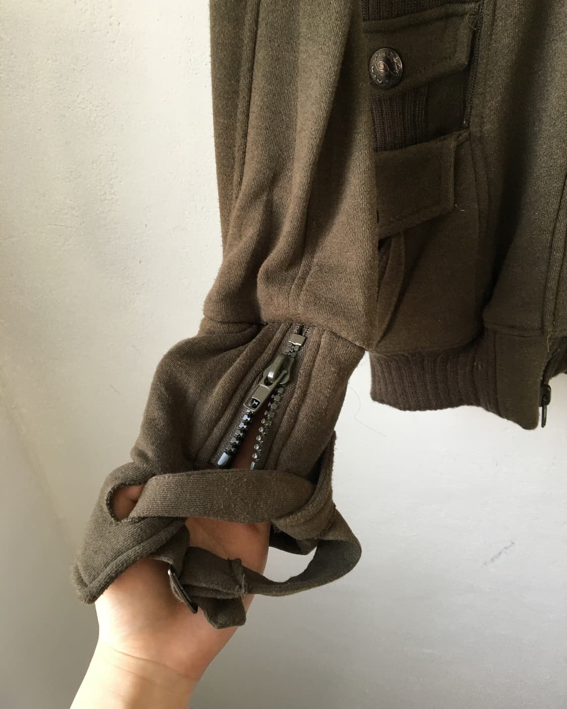 Ribbed layered zip up 상품이미지5