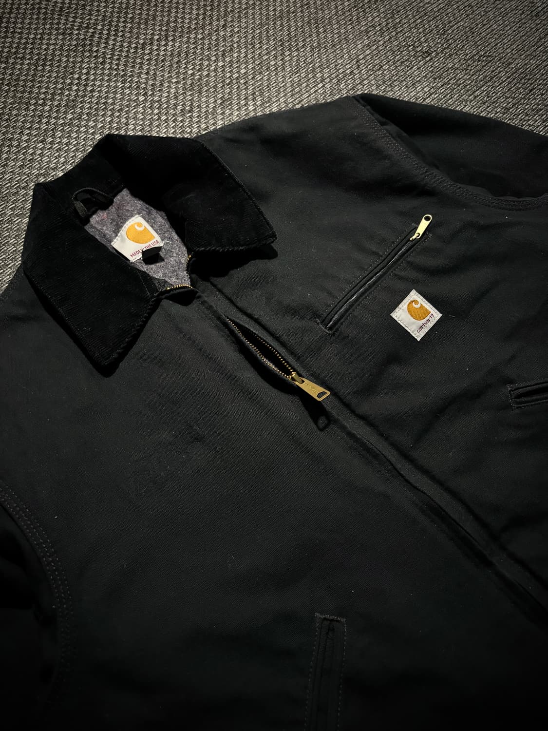 칼하트 디트로이트 J001 BLK L/R 상품이미지4