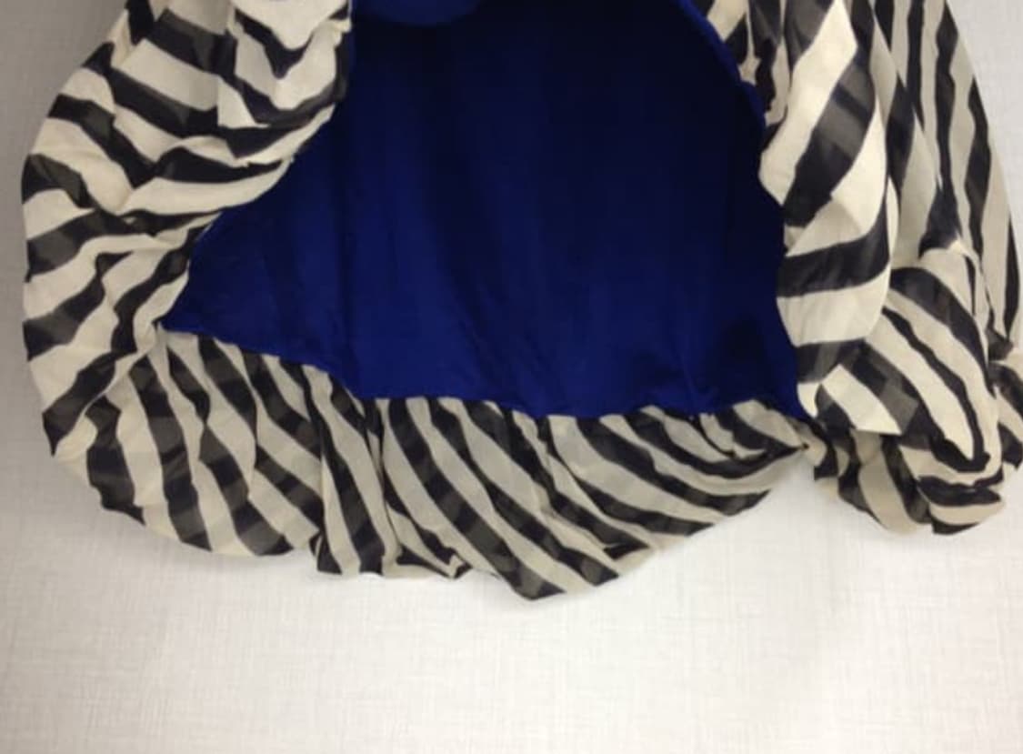 츠모리 치사토 스트라이프 벌룬 미디 스커트 상품이미지2