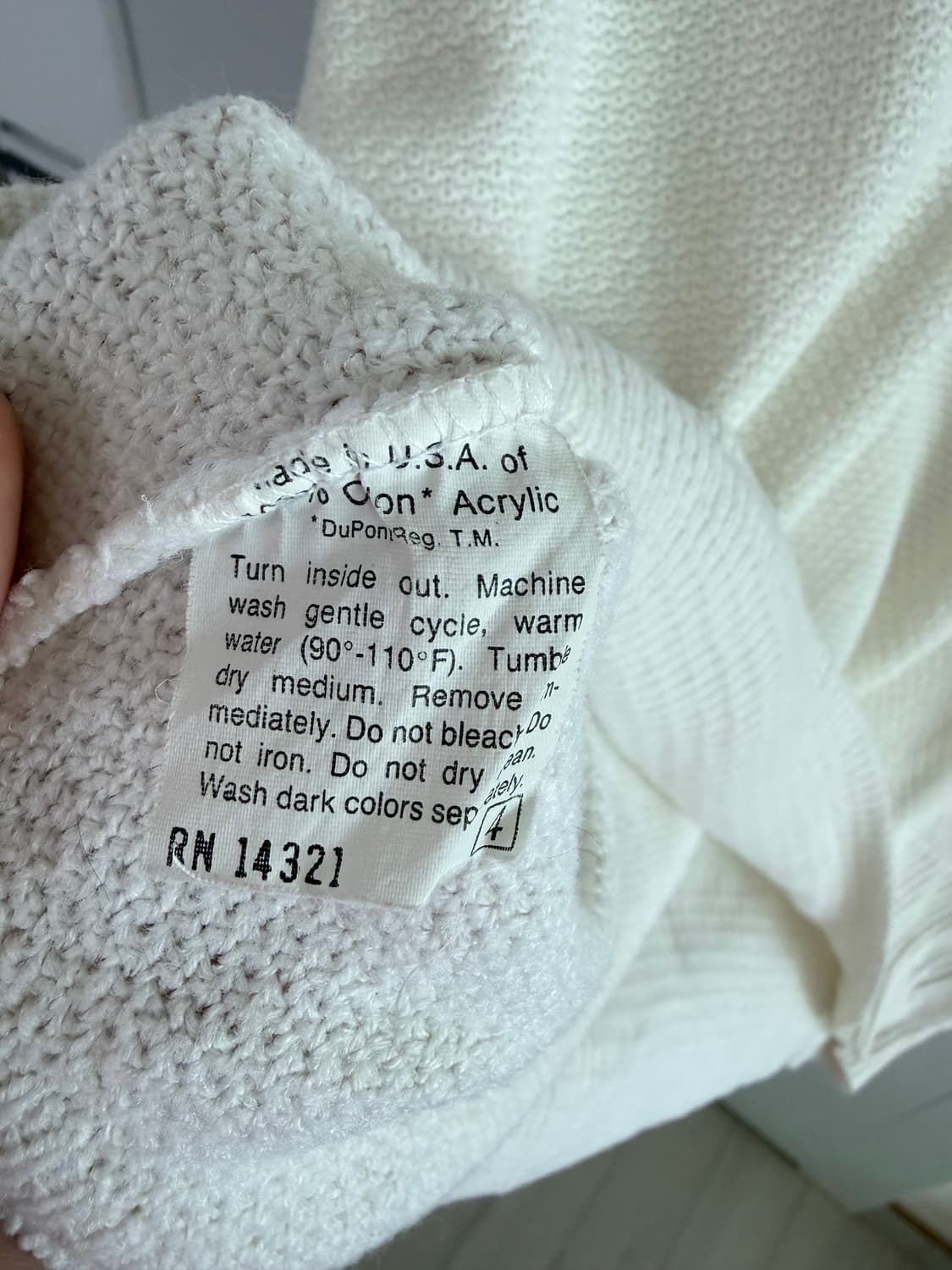 미국빈티지 디올 니트 XL 상품이미지5