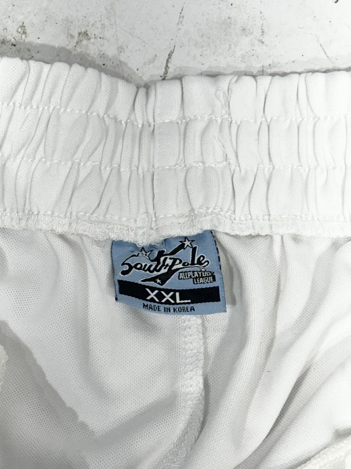 90s 사우스폴 올드스쿨 화이트 사이드 라인 힙합 팬츠 트레이닝 바지  상품이미지7