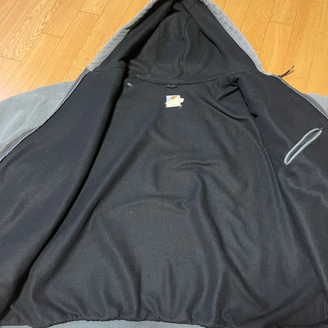 [XXL] 4G 00s 빈티지 칼하트 J149 써멀 후드집업 CHH 상품이미지8