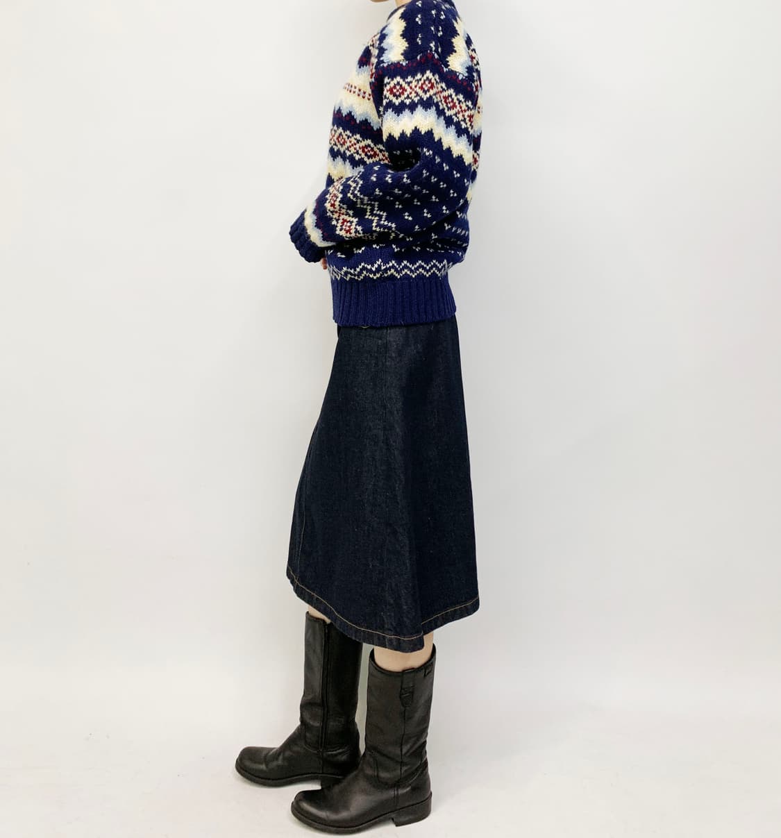 비비안 웨스트우드 데님 스커트 상품이미지2