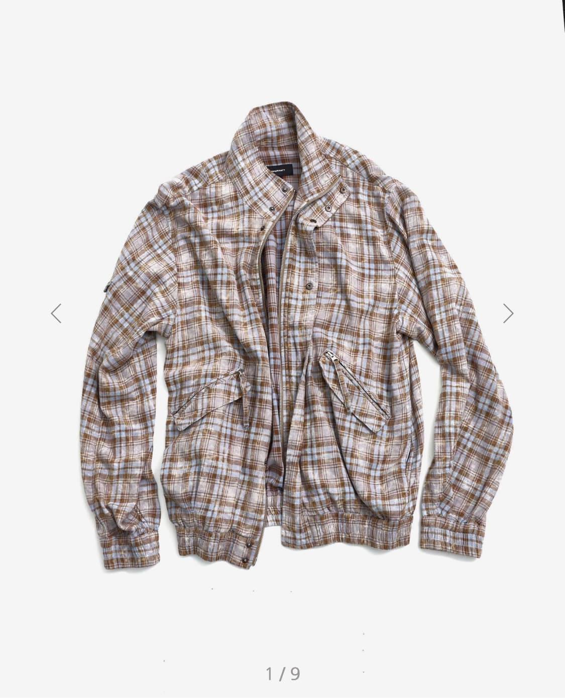 [2] 999휴머니티 어드벤처 체크 봄버 자켓 상품이미지1