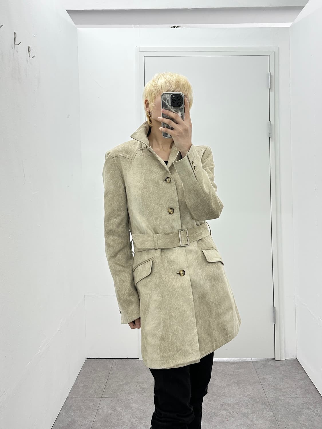 Tornado Mart Patterned Suede Jacket 상품이미지8