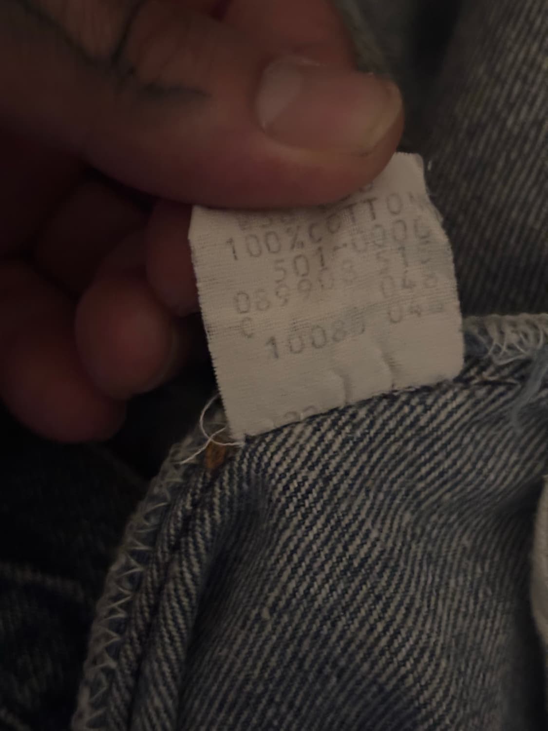 80s 리바이스 501 중청 상품이미지7