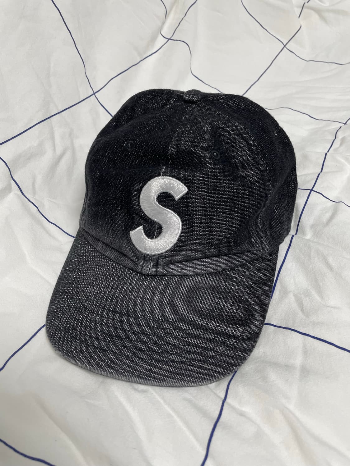 슈프림 코듀라 S로고 캡 6패널 블랙 상품이미지1