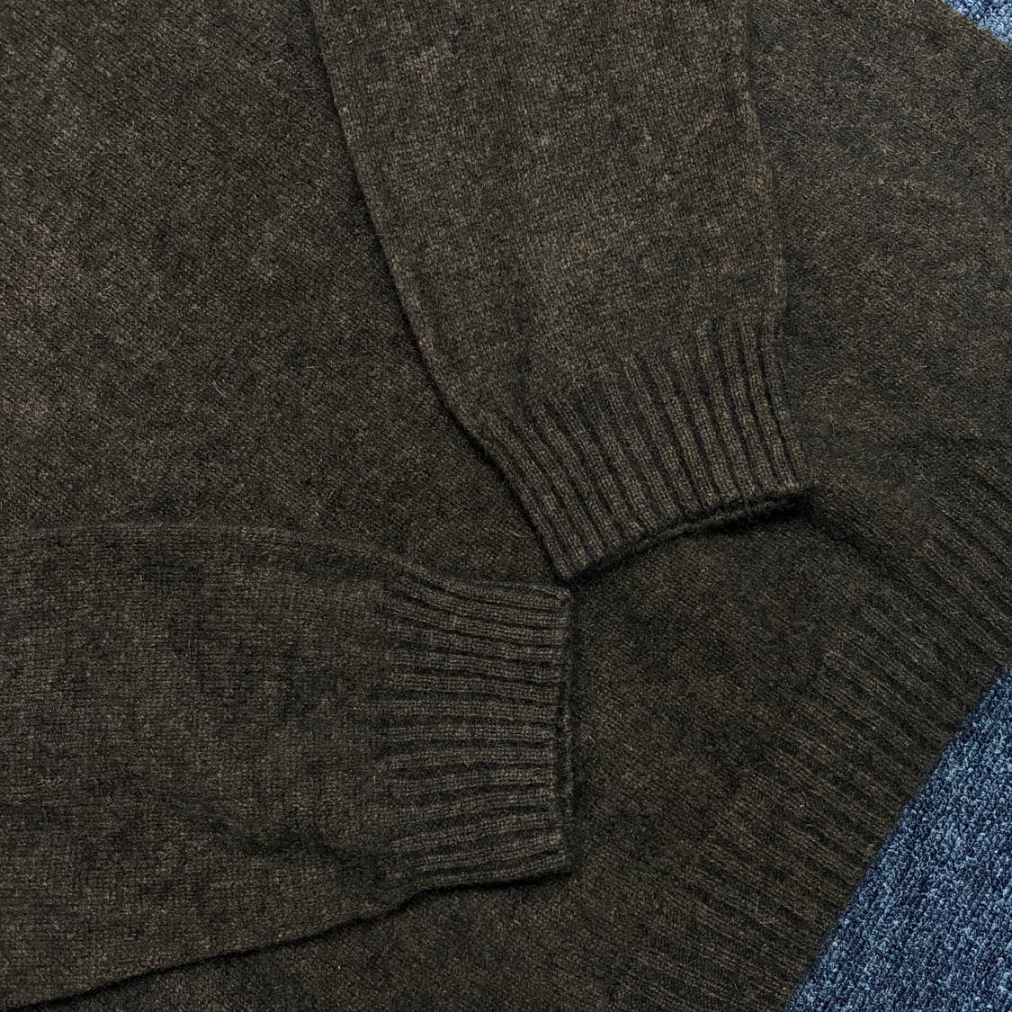 80~90s 빈티지 맥도날드 뉴질랜드 메리노 울 숄카라 니트 상품이미지2