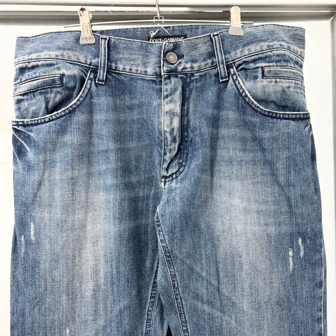 돌체앤가바나 로고 태그 데님 팬츠 상품이미지7