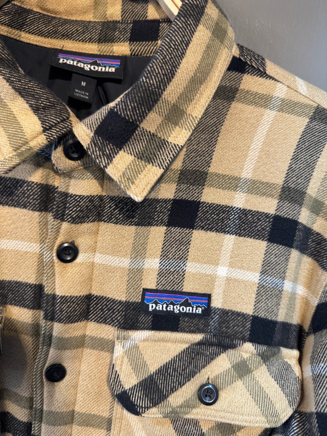 파타고니아 체크 셔츠 자켓 상품이미지2