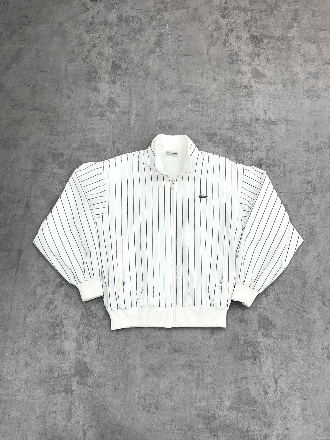 라코스테 스트라이프 올드스쿨 블루종 상품이미지1