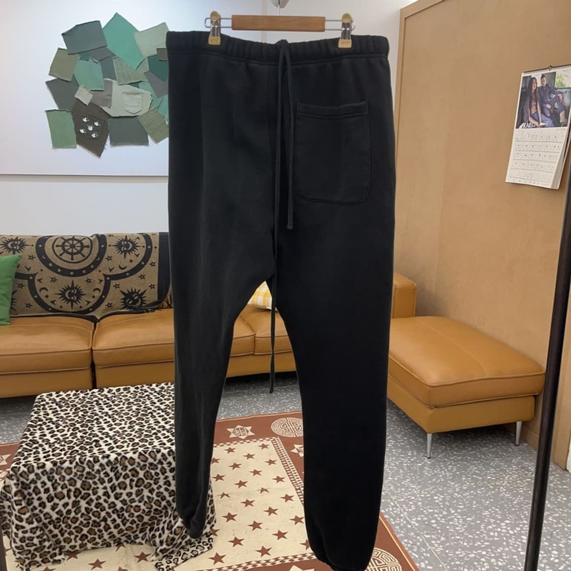 피어 오브 갓 에센셜 빈티지 캐주얼 조거 기모 스웻팬츠 M C09076 상품이미지4