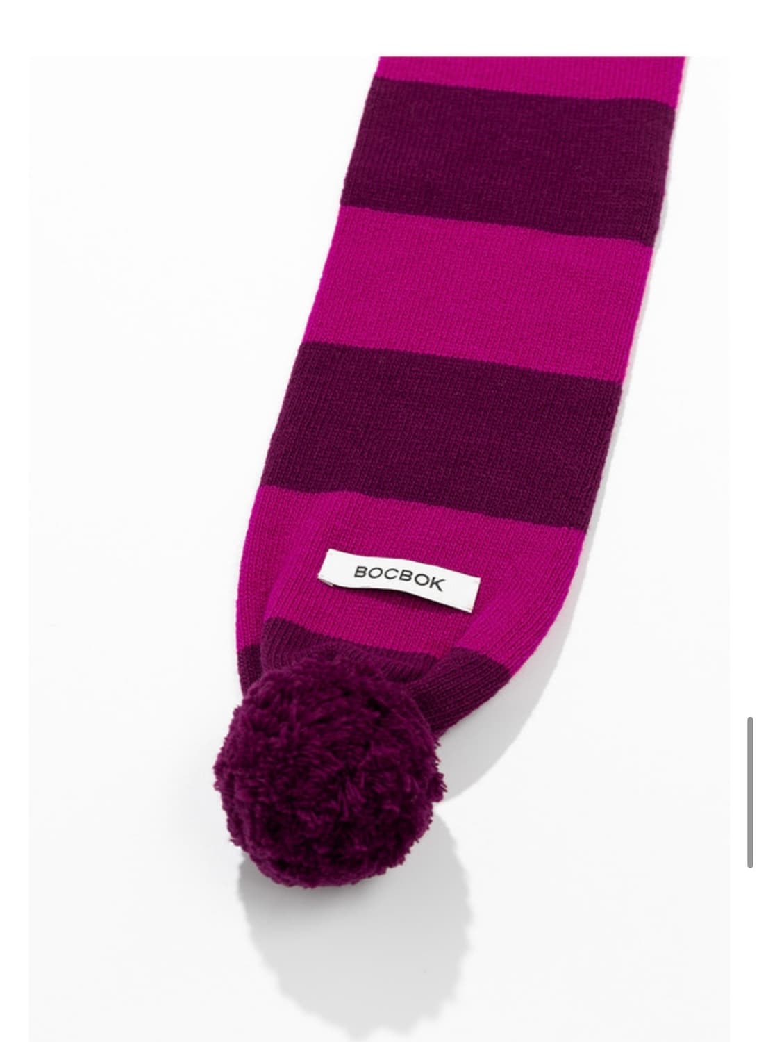 실사/ 복복 폼폼 머플러 퍼플 상품이미지2