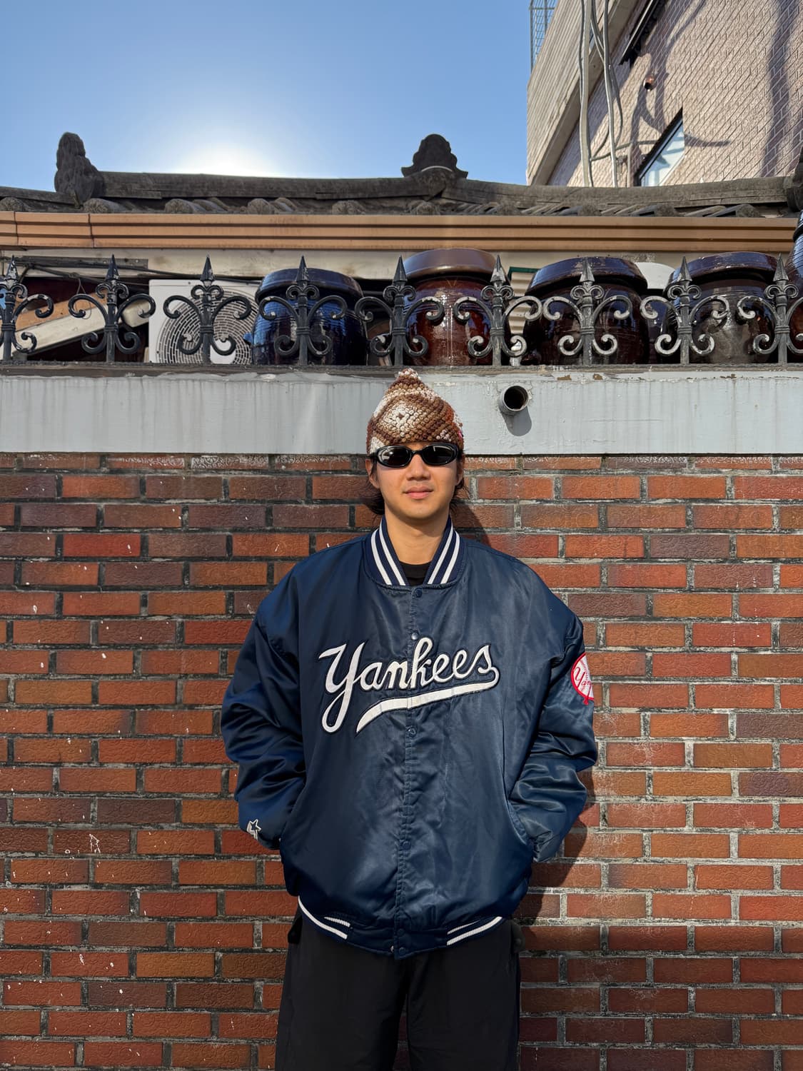 90s 스타터 뉴욕 양키즈 자켓 2XL(4XL) 상품이미지1