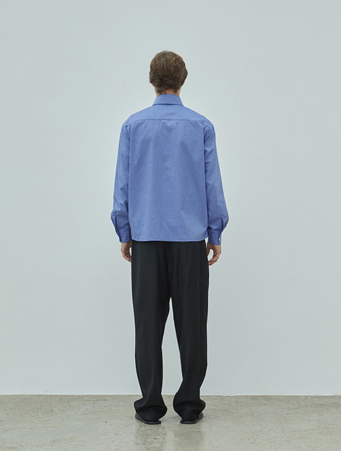 글런든 오블리크 랩 셔츠 블루 급처분 상품이미지3