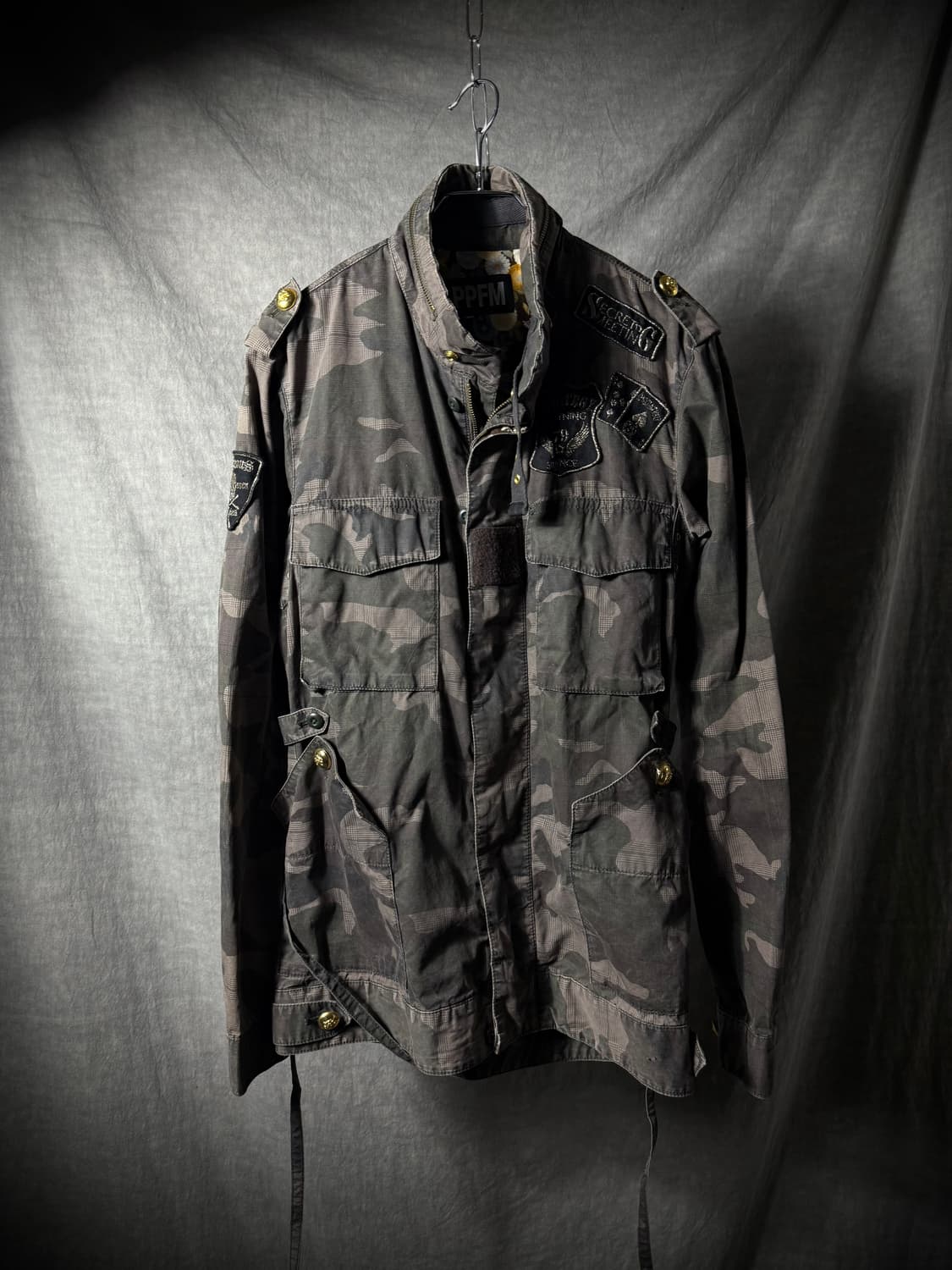 PPFM Military Patch Camo Field Jacket 상품이미지1