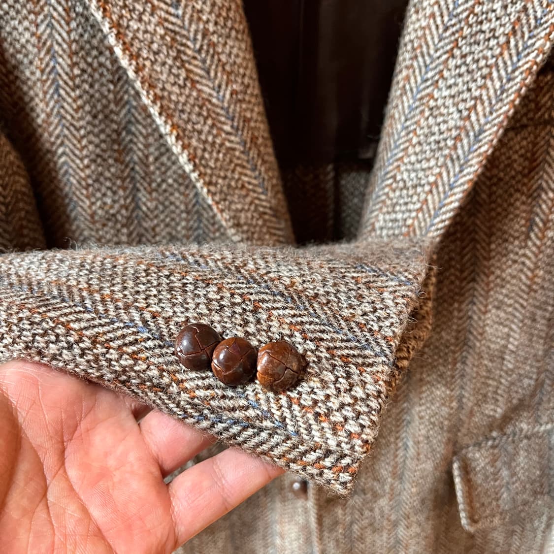 70s 해리스트위드 미국 백화점 테일러드 자켓 상품이미지9