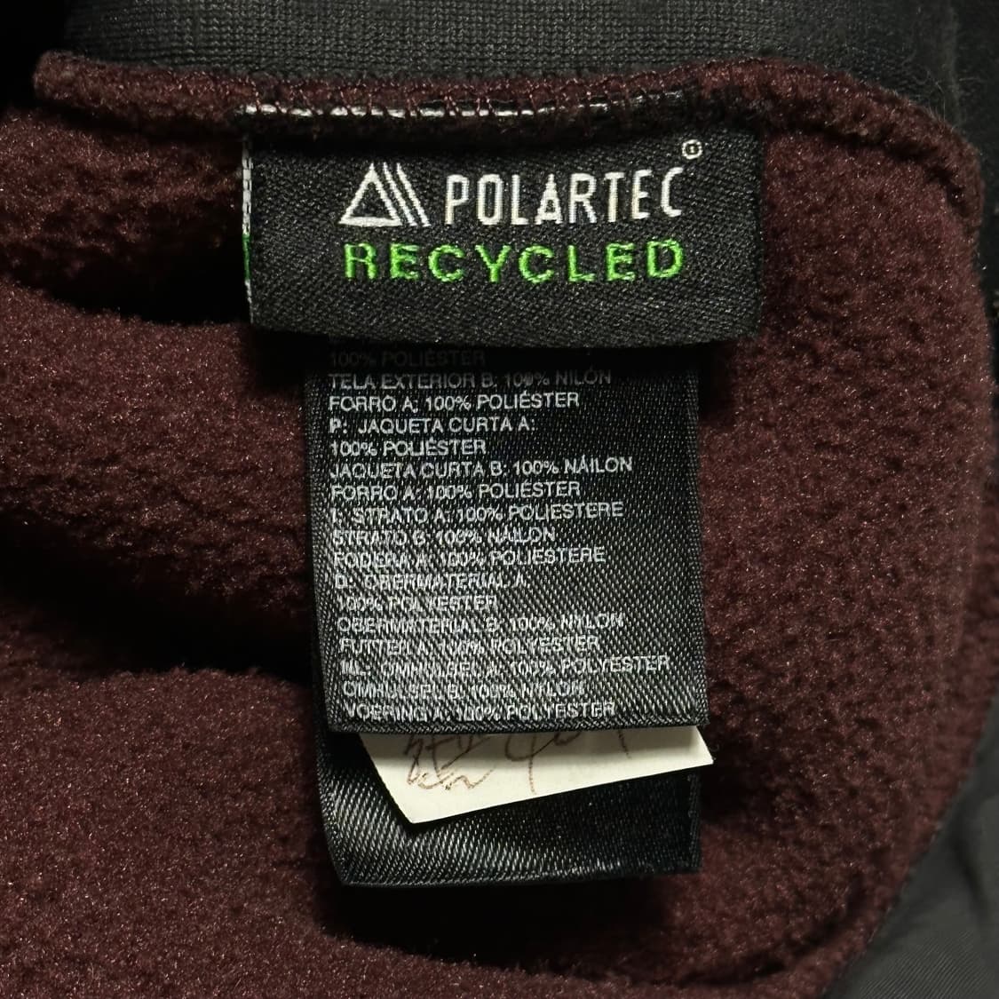 M 노스페이스 버건디 플리스  상품이미지5