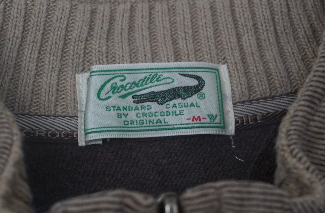 CROCODILE 크로커다일 코튼 100% 혼방 집업 가디건 상품이미지4