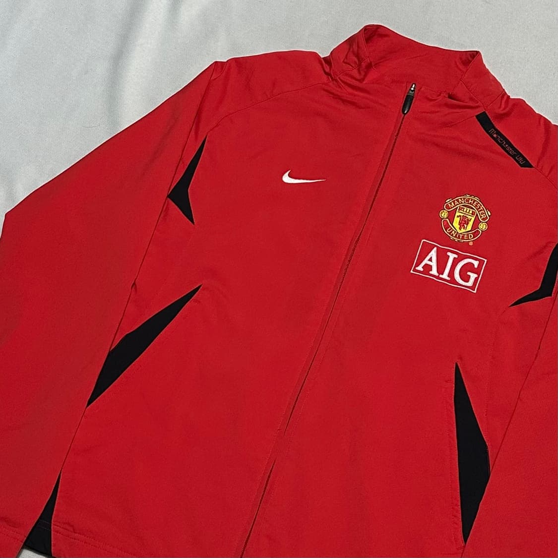 M 나이키 맨체스터 유나이티드 AIG 레드 트랙탑 상품이미지1