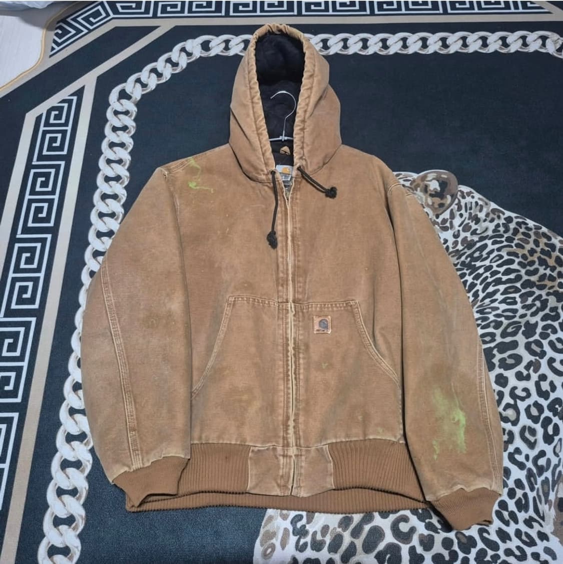 00's 칼하트 디스트레스드 덕 액티브 자켓 J130 BRN 정품 상품이미지1