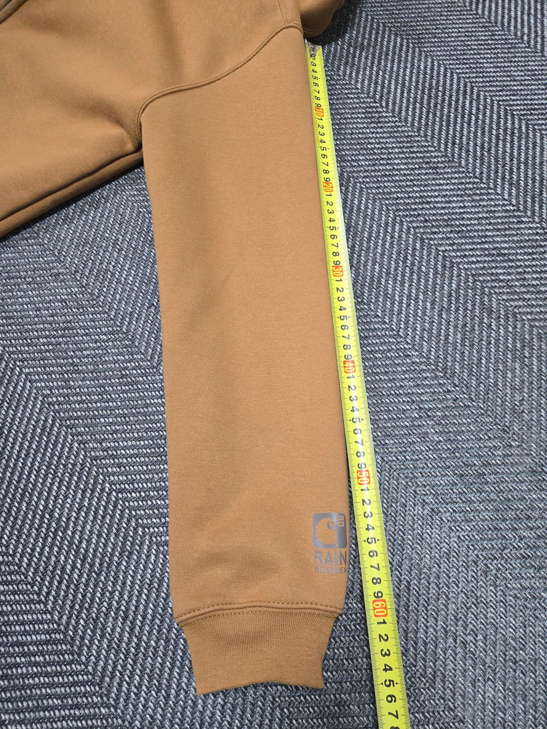 칼하트 공용 브라운 후드 집업 상품이미지8