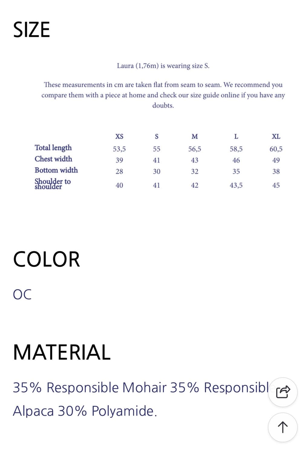 PALOMA WOOL 팔로마울 타자 퍼프 니트 Taza 2161 상품이미지2