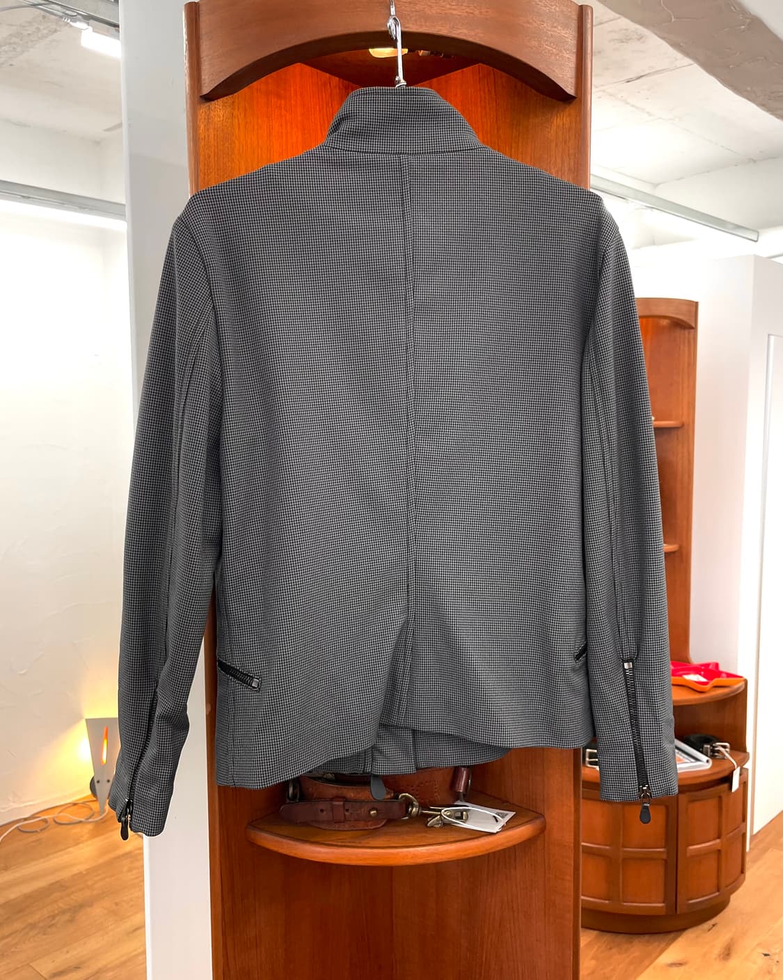 [38] 알렉산더맥퀸 체크 숏 라이더 자켓 상품이미지6