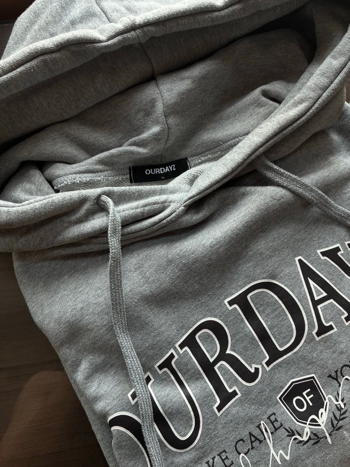 (XL) 아워데이즈 ODZ 아치 로고 후드티 [MELANGE GREY] 상품이미지7