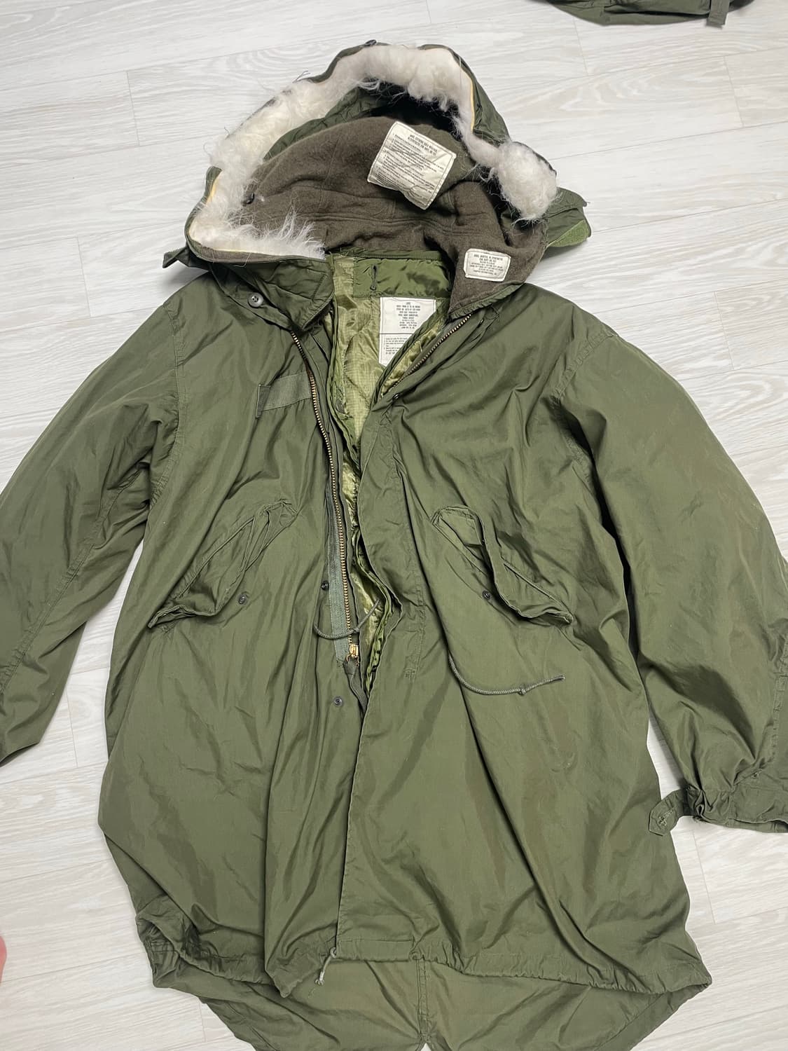 m65 피쉬테일 오리지널 라지 풀세트 데드스탁급 상품이미지4