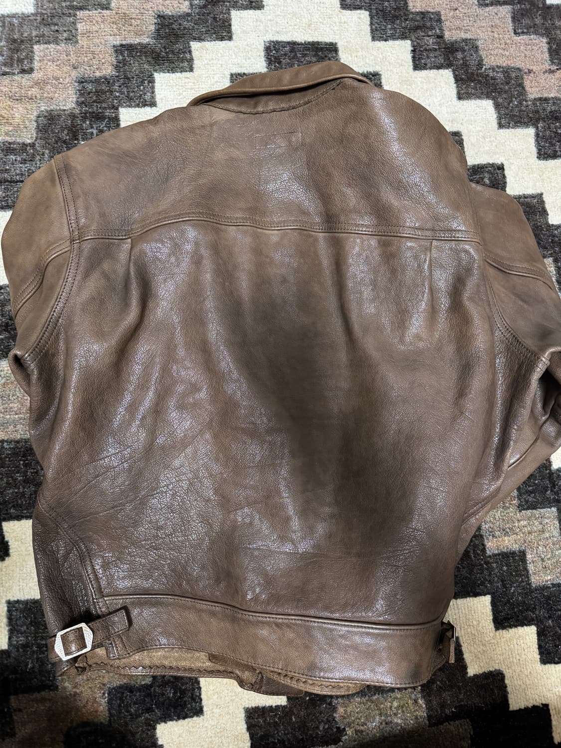 RRL 더블알엘 1세대 레더 한정판 가죽 자켓 M 상품이미지3