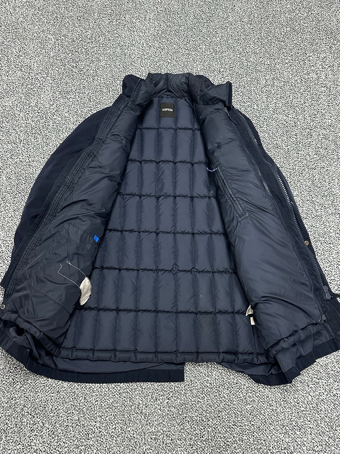 아스페시 네이비 맥코트 패딩 상품이미지3