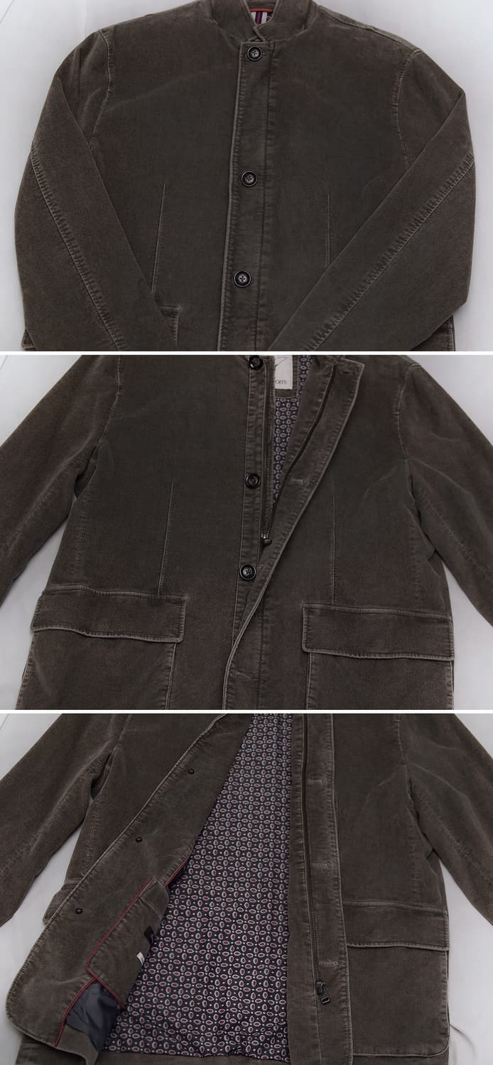 헨리코튼 이탈리안 몰스킨 코튼 가먼트다잉 카파 자켓 (105+) 상품이미지6