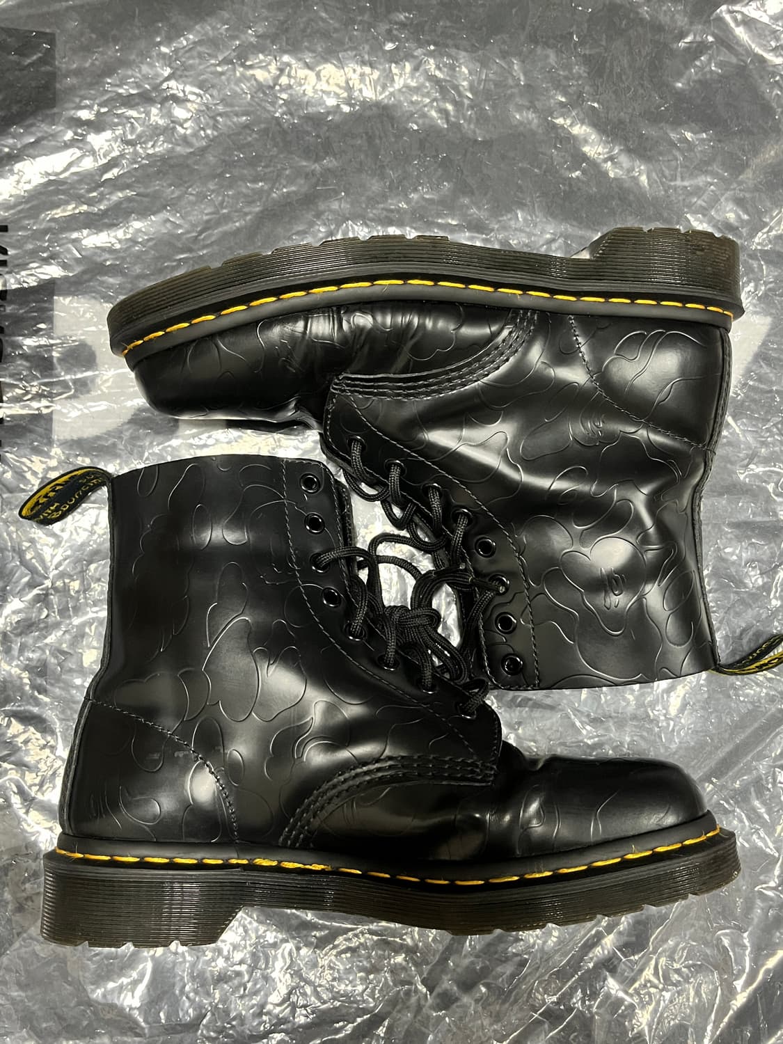 닥터마틴 베이프 콜라보 1460 파스칼 블랙 상품이미지4