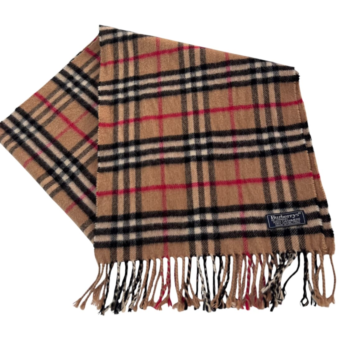 정품 버버리 노바체크 캐시미어 머플러 상품이미지2