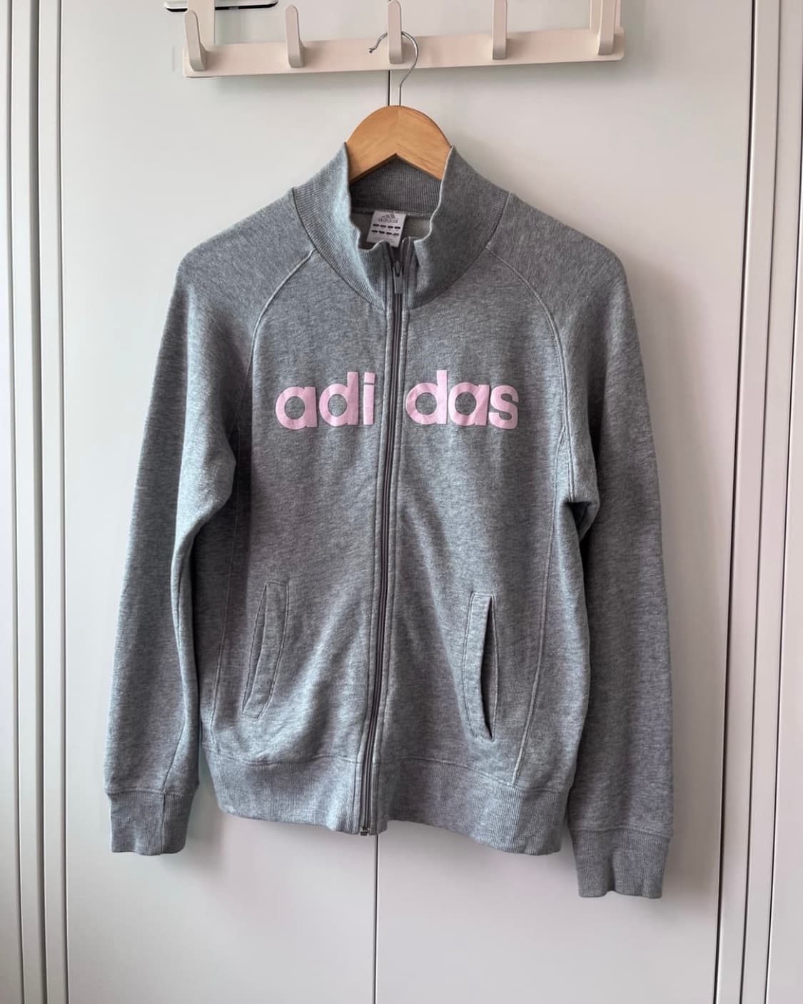 아이다스 져지 그레이 핑크 회색 회핑 상품이미지2