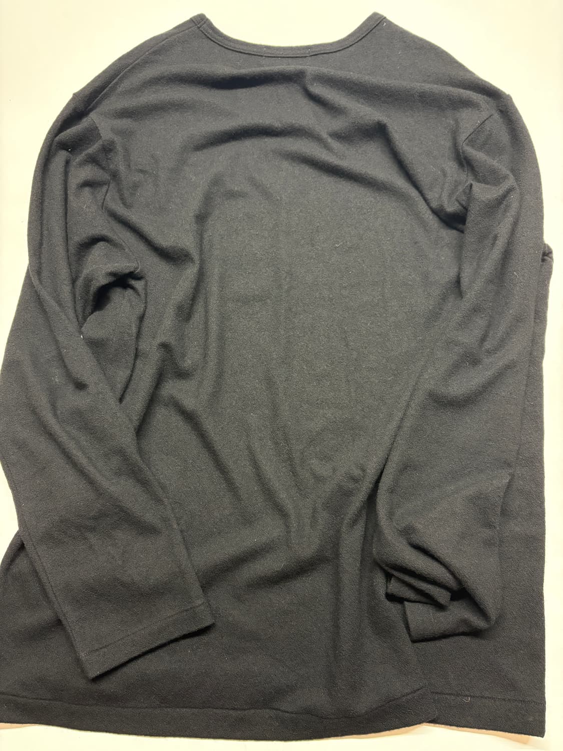 요지 야마모토 뿌르옴므 수퍼 120울 싱글 저지 롱슬리브 티셔츠 상품이미지9